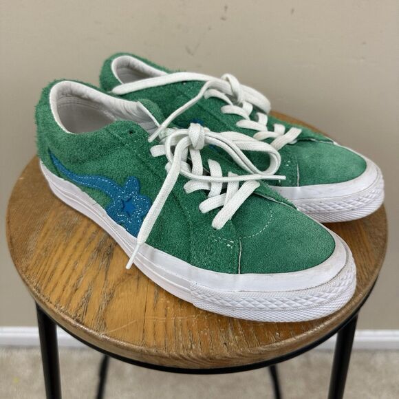 Converse‎ Golf Le Fleur x One Star Ox Jolly Green M 5 W 7 - Picture 1 of 9